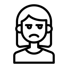 suspicious line icon