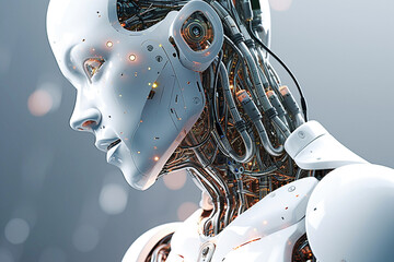 AI generative. Artificial intelligence concept.