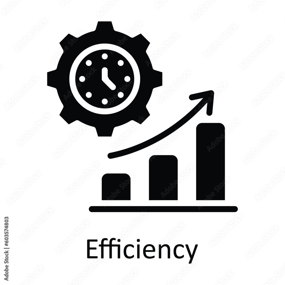 Aufkleber efficiency vector outline icon design illustration. work in progress symbol on white background eps 