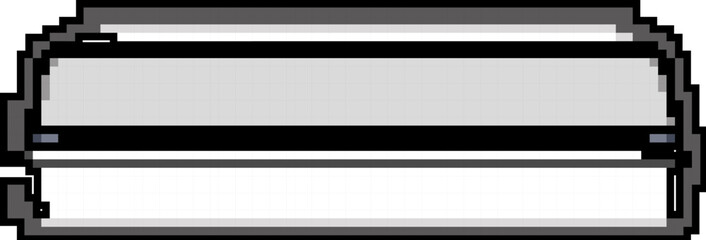 industrial laminator machine game pixel art retro vector. bit equipment work, business factory industrial laminator machine. old vintage illustration