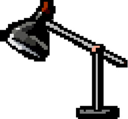 Fototapeta premium room lamp table game pixel art retro vector. bit room lamp table. old vintage illustration
