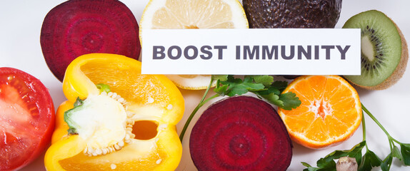 Fresh fruits and vegetables as source natural vitamins and minerals. Strengthening immunity in times of epidemics Covid-19