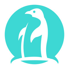 penguin icon illustration vector