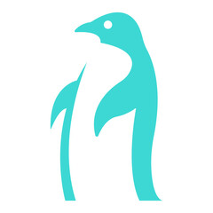 penguin icon illustration vector