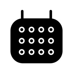 Calendar Date Shopping Ecommerce Solid Icons and Symbols Png Illustrator