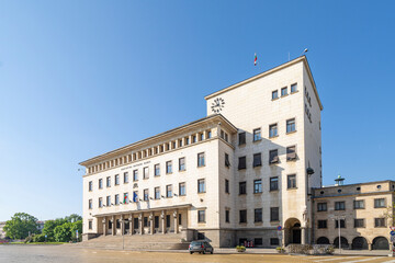 Fototapeta na wymiar Bulgarian National Bank in Sofia, Bulgaria.