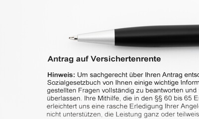 Rentenantrag