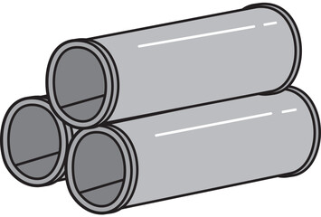 Pile of Drainage ConcreteTube