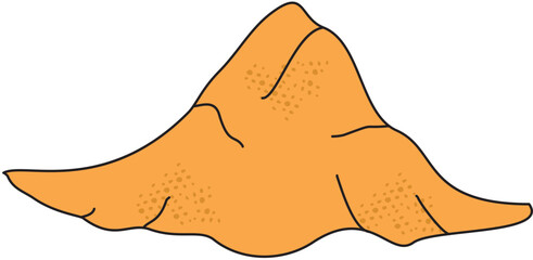 Building Material Heap of Sand