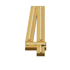 Condensed Neon 3D Alphabet or PNG Letters