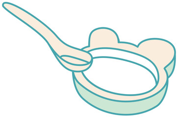 Cute Baby Feeding Set