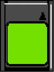 camera memory card game pixel art retro vector. bit micro black, sim pictogram camera memory card. old vintage illustration