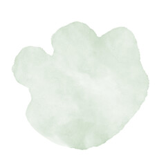 Green Watercolor Abstract Shapes