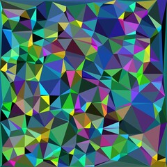 Obraz premium Illustration abstract kaleidoscope, lime green, forest green, emerald green, rgb. Good for symmetrical, floral, or paisley patterns with shades of green. Fit for painting, backdrop, wall art, canvas.