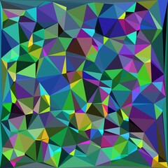 Fototapeta premium Illustration abstract kaleidoscope, lime green, forest green, emerald green, rgb. Good for symmetrical, floral, or paisley patterns with shades of green. Fit for painting, backdrop, wall art, canvas.