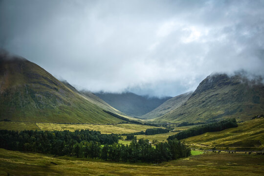 The Scottish Highlands under Cloudy Skies - Scotland