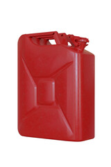 Jerry Can 3D rendering red