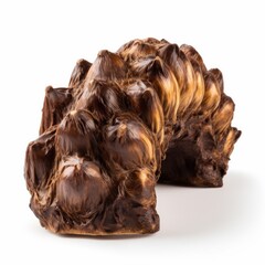 Bear Claw Isolated on White. Generative AI