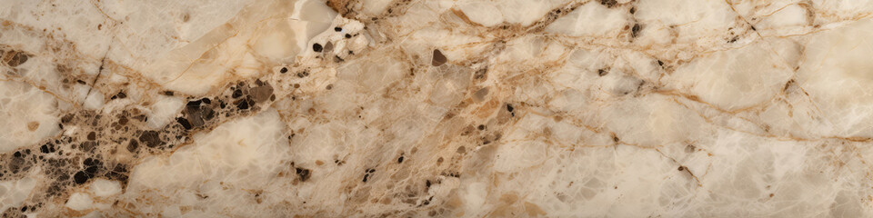 Marble Surface Texture Background Light Beige Marble With Natural Pits And Holes. Generative AI