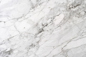 Naklejka premium Marble Surface Texture Background Classic White Marble With Subtle Gray Veins. Generative AI