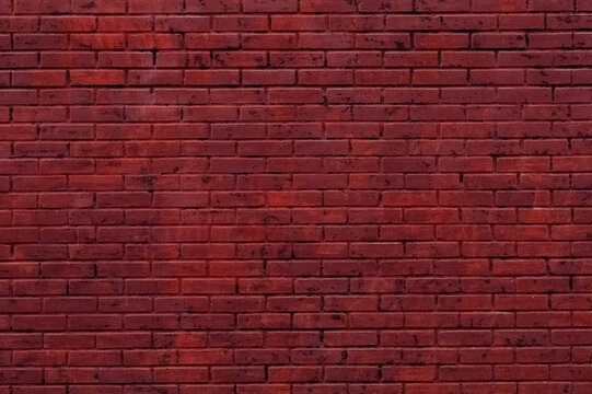 Fototapeta Red brick wall background texture