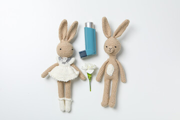 Obraz premium World Asthma Day, concept of allergy care - Asthma