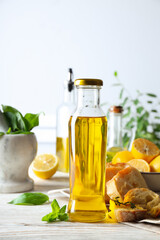 Concept of different world cuisine - Italian food and cuisine