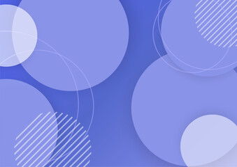 紫の円形ポップ背景