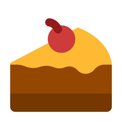 cake slice cherry