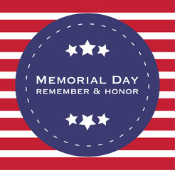 Memorial Day, USA - obrazy, fototapety, plakaty