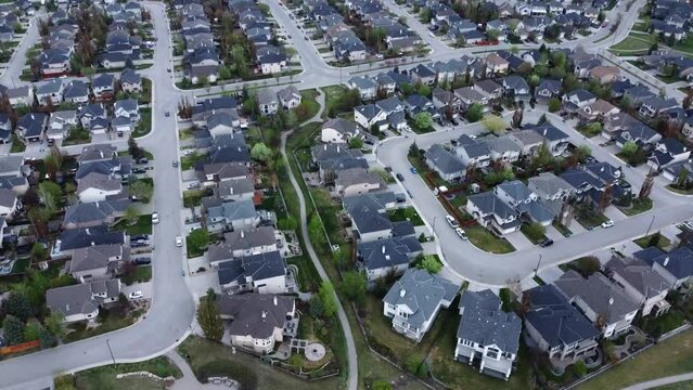 Real Estate Aerial Adventure: Flying Over Homes and Neighborhoods with Drone