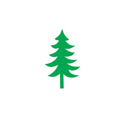 Spruce tree icon. Tree icon.