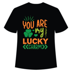 St. Patrick's Day Shirt Design Print Template, Lucky Charms, Irish, everyone has a little luck Typography Design