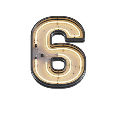 Futuristic Neon 3D Alphabet or PNG Letters