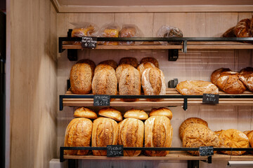 Rack with large number of breads