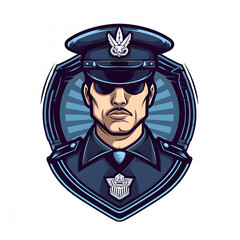 Logo of a police officer