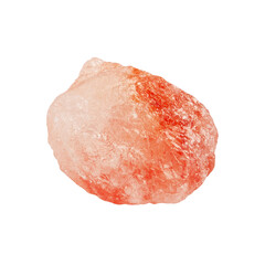 Pink Salt, Himalayan, isolated on white background, full depth of field