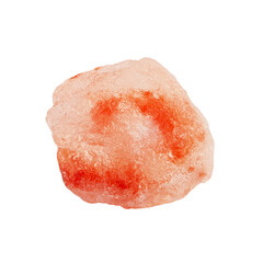 Pink Salt, Himalayan, isolated on white background, full depth of field