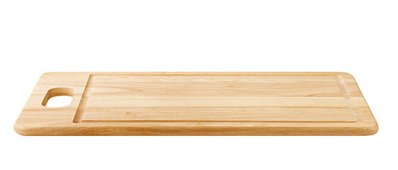 wooden board isolated on white background