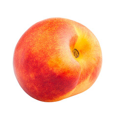 Peach, Nectarine, isolated on white background, full depth of field