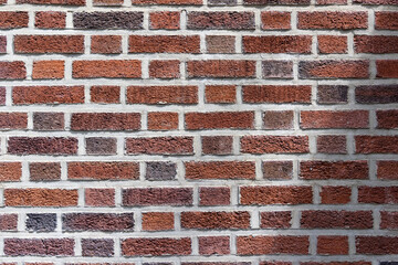 Texture and detail of a brick wall
