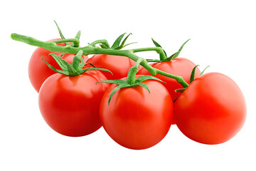 tomato cherry isolated on white background, full depth of field
