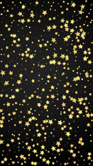 Magic stars vector overlay.  Gold stars scattered