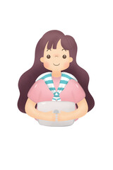 women with workspace