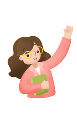 women with workspace