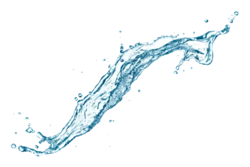 Fototapeten Flowing water splash isolated © phive2015
