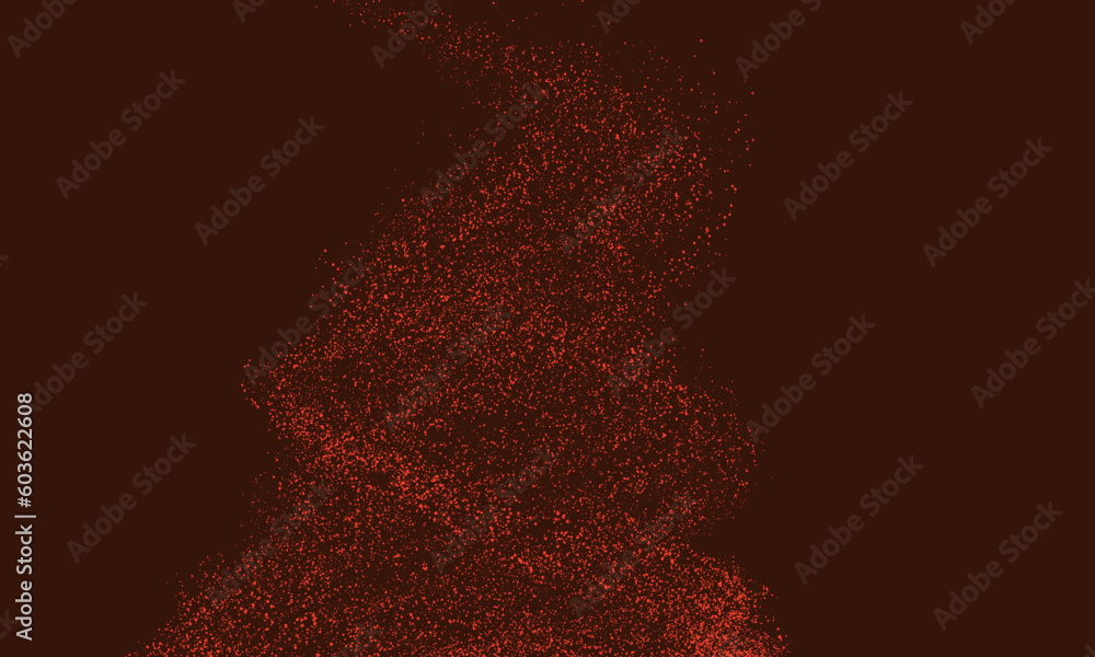 Poster particle tornado, motion background. abstract background with connecting dots. vortex. whirlpool bri