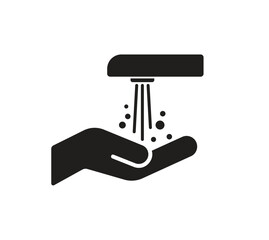 simple hand sanitizer symbol