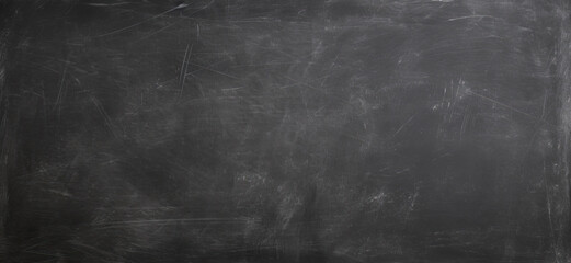 Empty black chalkboard. Generative AI
