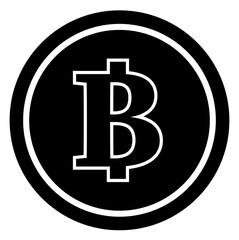 coin Bitcoin, Bitcoin money ,Bitcoin financial growth, cryptocurrency, money bag, financial wealth concept illustration